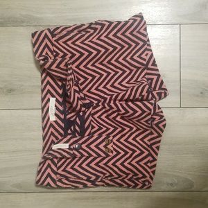 Ann Taylor Loft Pink and Navy Striped Shorts - Size 00